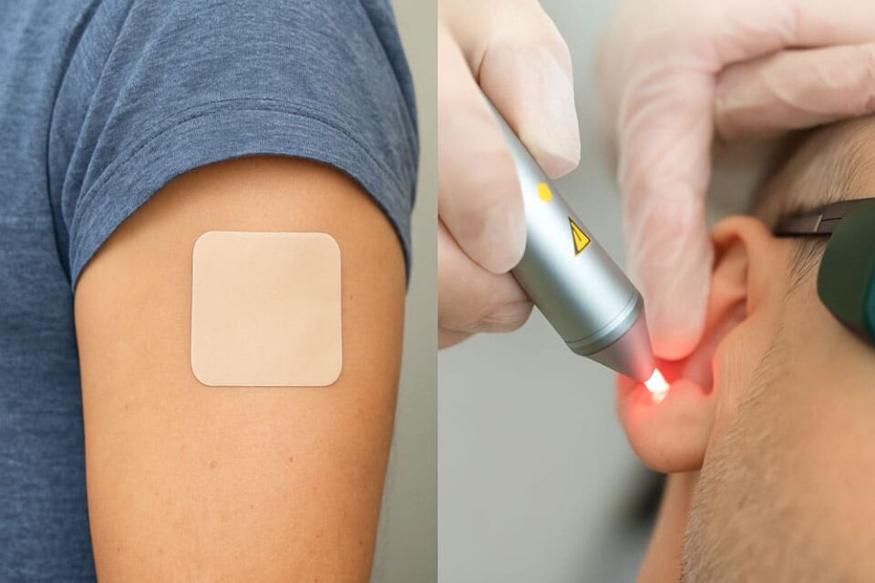 لاصقة النيكوتين ليزروستوب الإقلاع عن التدخين الفطام عن التدخين لاصقة النيكوتين لاصقة ديال النيكوتين